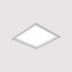 Plafon Led Embutir Quadrado Branco 16w Sevilha