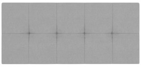 Cabeceira Painel Nina Para Cama Box Casal 140 cm Linho - D'Rossi - A05 Cinza Claro