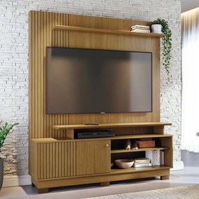 Home Theater Homero MDP 2 Prateleiras até 65 Cumaru G97 - Gran Belo