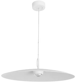 Pendente Led Aluminio 12W 60 3000K 60Cm Plato - BRANCO