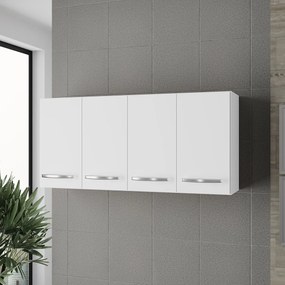 Armário 4 Portas Cozinha Aéreo Íris MB1 120cm