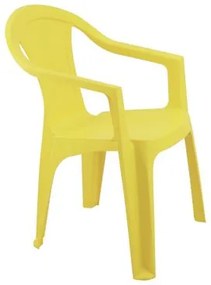 Cadeira Tramontina Ilhabela Empilhável em Polipropileno Matte Amarelo