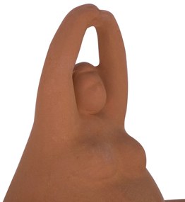 Enfeite Decorativo Yoga Terra Em Cerâmica para Sala 16,8 Cm - D'Rossi