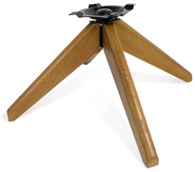 Base de Madeira Giratória para Poltrona 30cm - D'Rossi