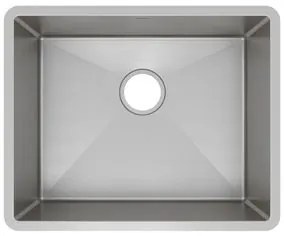 Cuba Mekal Reta LR50 em Aço Inox Escovado 50x40x23 cm com Válvula