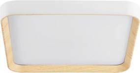 Plafon Led De Sobrepor Quadrado Metal 36W 3000K Eve - BRANCO