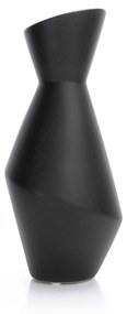 Vaso Decorativo Preto Em Cerâmica 26x12 Cm - D'Rossi