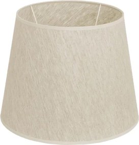 Cupula Para Abajur Tecido Bege 35Cm