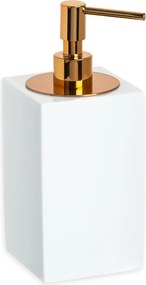 Porta Sabonete Líquido em Resina Branco - Red Gold