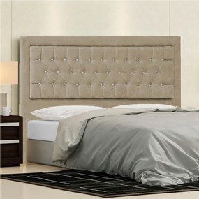 Cabeceira Casal Iasi P04 140 cm Suede - ADJ Decor