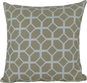 3 Capas para Almofada SOFT Turim Geométrico Bege 43x43cm