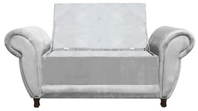 RECAMIER COM BAU ITALIA NAMORADEIRA CALC - Cinza