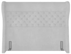 Cabeceira Cama Box Casal King 195cm Trinidad Z37 Boucle Branco - Mpoze