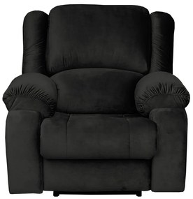 Poltrona do Papai Reclinável Elétrica com Massagem e USB Magnum Veludo Marrom G23 - Gran Belo