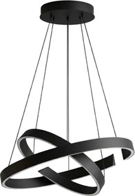 Pendente Led Aluminio Preto 50W 3000K Halo