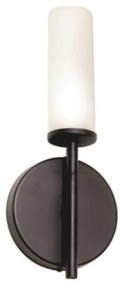 Arandela Fence Haste Vertical Curta Vidro Tubo 12X7,5X25,5Cm 1Xg9 - Ol... (CHAMPANHE / DOURADO BRILHO)