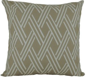 3 Capas para Almofadas Soft Veludo Geométrico Bege 43x43cm