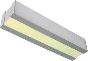 Arandela Led Aluminio Espelhado 18W Bilbao - LED BRANCO QUENTE (3000K)