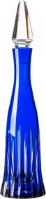 Licoreira de Cristal Mozart Basic Lapidado Artesanal 680ml Azul Escuro - 66
