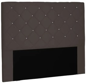 Cabeceira Cama Box Solteiro 90cm Tânia Suede Café - Sheep Estofados - Marrom