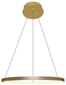 Pendente Montreal Aro Ø40X2Cm Led 20W 3000K Bivolt / 01 Anel Dourado |... (Dourado)