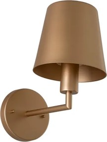 Arandela Aco Aluminio Dourado Fosco Rieti