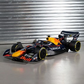 Modelo 1.2 Carro de Corrida RB18 2022 Verstappen Champion Artesanal Fibra de Vidro e Polietileno Decorativo F1 Fosco Azul G53 - Gran Belo