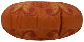 Almofada Redonda Ravi Cheia em Tons Terracota 40x40cm - ARI-0329
