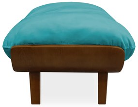 Cama Pet Costela para Cães e Gatos Almofadada Suede Azul Tiffany