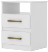 Mesa de Cabeceira Ares Flex Z17 Branco/Rosa/Azul/Lilás - Mpozenato