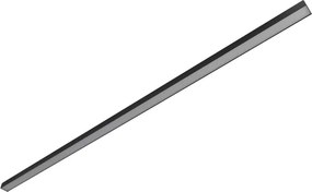 Perfil De Sobrepor Aluminio Para Fita Led 1M Fit25 - PRETO
