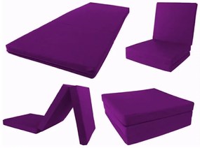 Puff Multifuncional Banco Colchão E Poltrona Suede (Preto)
