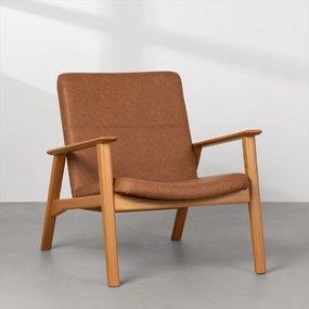 Poltrona Huma - Cognac
