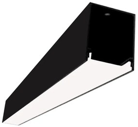 Perfil De Sobrepor Para Fita Led 1M New Fit40 - PRETO