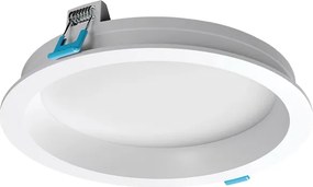 Plafon Led De Embutir Recuado Branco 17w 100° 3000k Deep