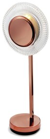 Luminária De Mesa Sunflower Vertical Ø19X12X49Cm 01Xled 5,5W 2700K Met... (DOURADO FOSCO / DOURADO BRILHO, 110v)