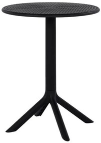 Mesa Drops Redonda Polipropileno Preto - 75802 Sun House