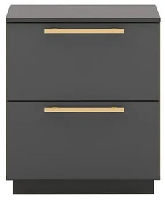 Mesa De Cabeceira Dubai 2 Gavetas Alasca - Vila Rica Móveis