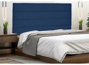 Cabeceira La Italiana Para Cama Box Queen 160 cm Suede S04 - D'Rossi - Azul Marinho
