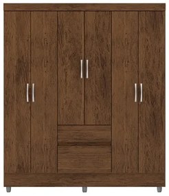 Guarda Roupa Ideal 6 Portas Plus Imbuia – Vila Rica Móveis
