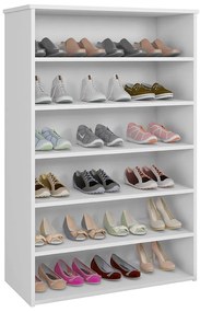 Sapateira Vertical 18 Pares 72cm Closet Organizador Melice A01 - D'Rossi - Branco