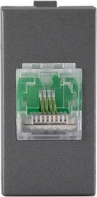 Modulo Tomada Para Telefone Rj11 Grafite Inova Pro Class