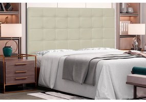 Cabeceira Verona Para Cama Box King 195 cm Corino S04 - D'Rossi - Bege