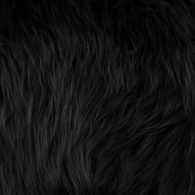Tecido Pelúcia de Pelo Alto 1,60x5,00 m para Decoração - D'Rossi - Preto