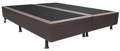 Base Box para Cama Casal Queen 158x198cm Bipartido Liz S05 Sintético M