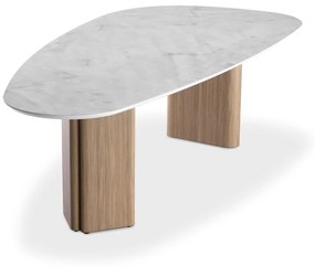 Mesa de Jantar Landa Design Orgânico Base com Laminado Melamínico