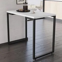 Conjunto Mesa de Cozinha Prattica Industrial 90cm com 2 Banquetas F02