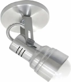 Spot Sobrepor Aluminio 12Cmx7cm - ESCOVADO