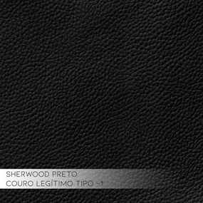 Poltrona Decorativa Reclinável Elétrica Moroni Couro Preto G43 - Gran Belo