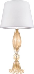 Abajur Murano c/ Ouro Nilo - Champagne  Champagne